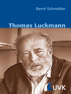 cover image of Thomas Luckmann
